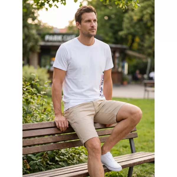  Tricou pentru bărbați cu mâneci scurte SAM 73 MT 766 ALB 