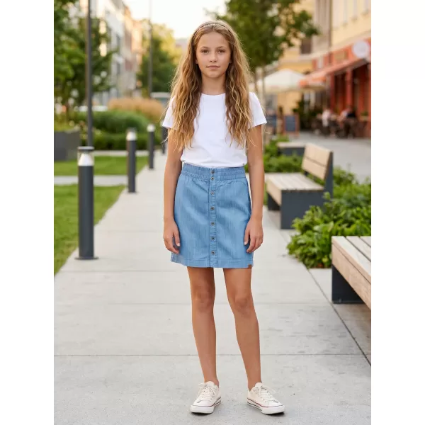  Fusta fetei SAM 73 GZ 521 DENIM LUMINOS 
