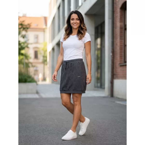  Fusta doamnelor ALPINE PRO BORIA LSKR272 GRI ÎNCHIS 