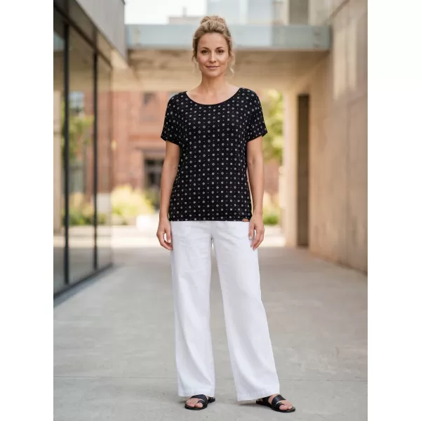  Tricou pentru femei cu mâneci scurte SAM 73 WT 798 NEGRU 