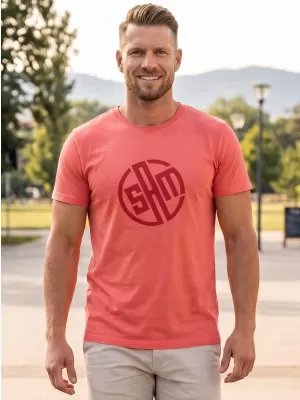 Tricou pentru bărbați cu mâneci scurte SAM 73 ALIF MTSR487 ROŞU
