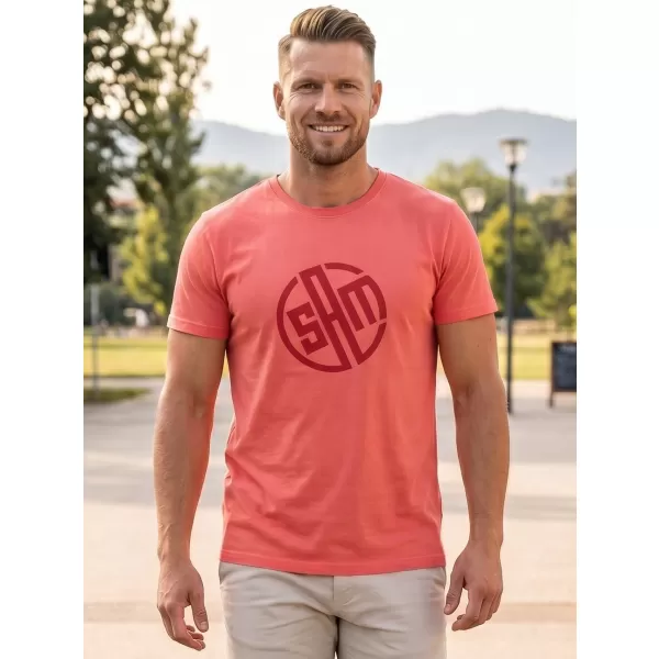  Tricou pentru bărbați cu mâneci scurte SAM 73 ALIF MTSR487 ROŞU 