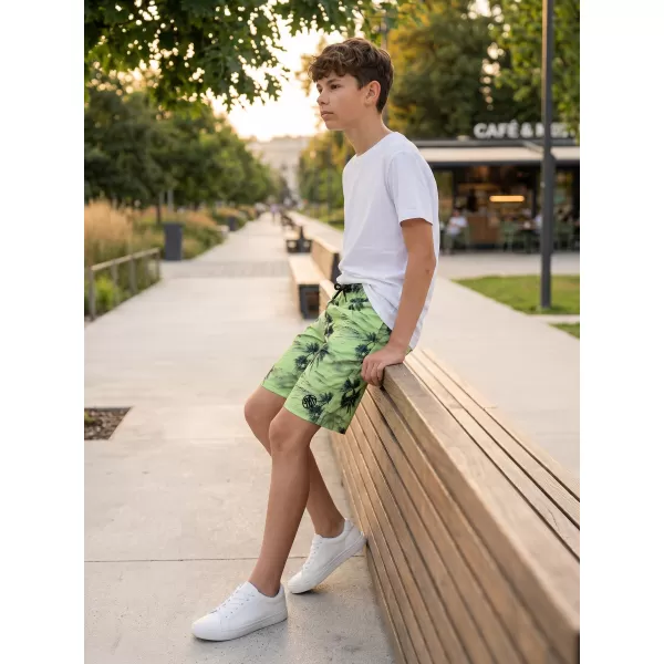  Pantaloni scurți de băieți SAM 73 ERASYLO KPAR189 VERDE 