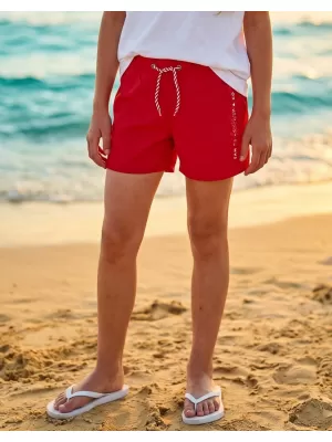 Pantaloni scurți ai fetei SAM 73 GS 524 ROŞU