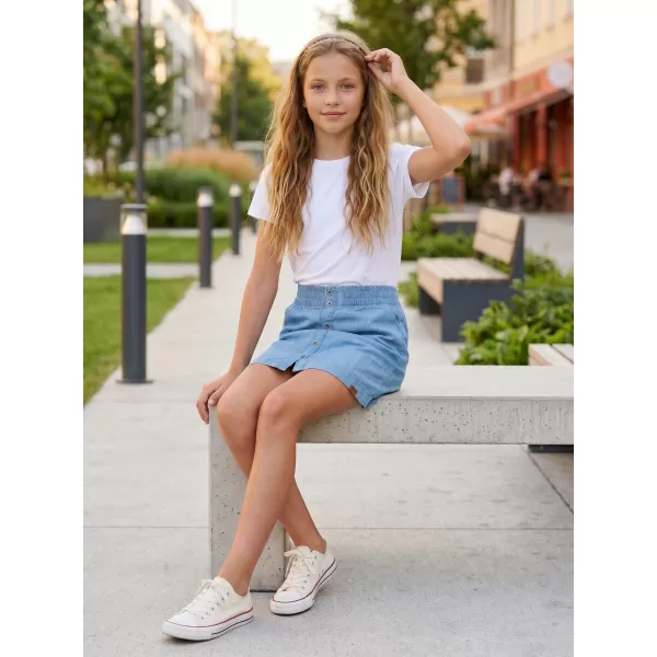  Fusta fetei SAM 73 GZ 521 DENIM LUMINOS 