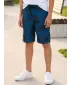 Pantaloni scurți de băieți SAM 73 ERASYLO KPAR189 ALBASTRU ÎNCHIS