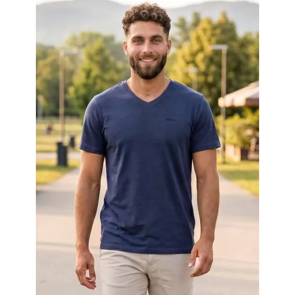  Tricou pentru bărbați cu mâneci scurte SAM 73 LADIUS MTSR524 ALBASTRU ÎNCHIS 