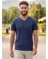 Tricou pentru bărbați cu mâneci scurte SAM 73 LADIUS MTSR524 ALBASTRU ÎNCHIS