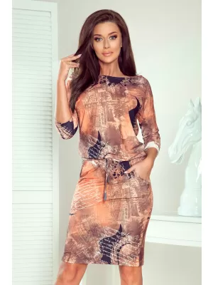 Rochie NUMOCO A13-113 PORTOCALE