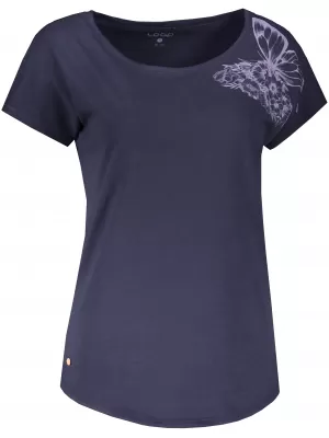 Tricou pentru femei LOAP BABEA CLW2024 ALBASTRU ÎNCHIS