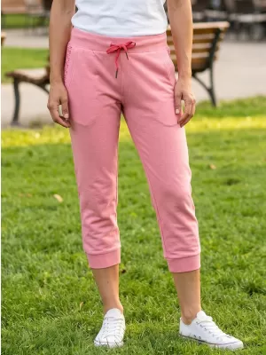 Pantaloni 3/4 pentru femei SAM 73 LPAR405 ROZ