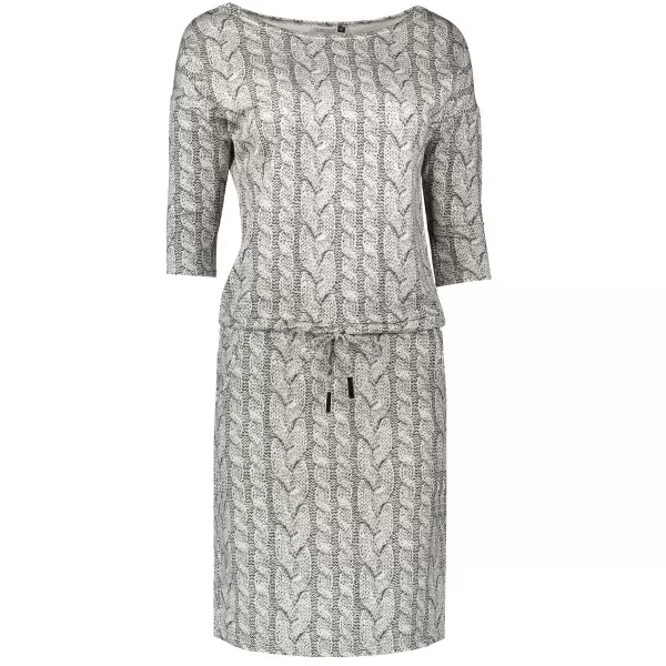  Rochie NUMOCO A13-88 ALB/GRI 