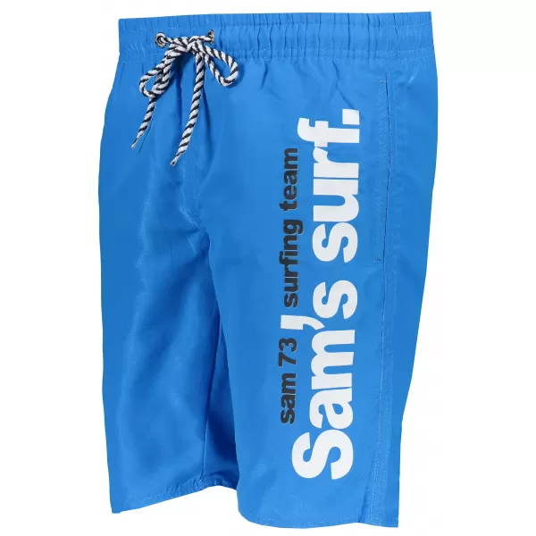  Pantaloni scurți de băieți SAM 73 BS 525 ALBASTRU 