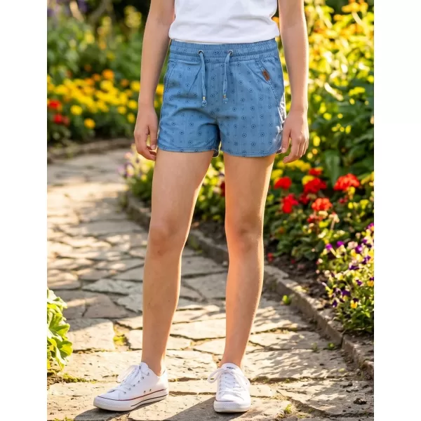  Pantaloni scurți ai fetei SAM 73 GS 525 DENIM LUMINOS 