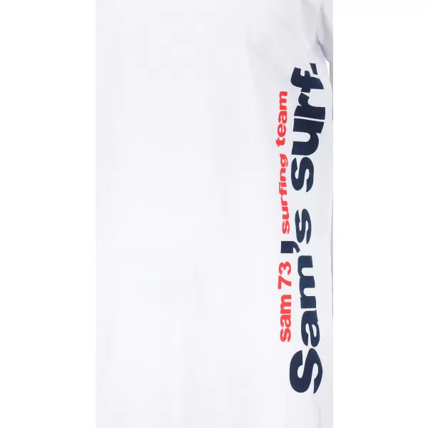  Tricou pentru bărbați cu mâneci scurte SAM 73 MT 766 ALB 