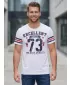 Tricou pentru bărbați cu mâneci scurte SAM 73 MT 762 ALB
