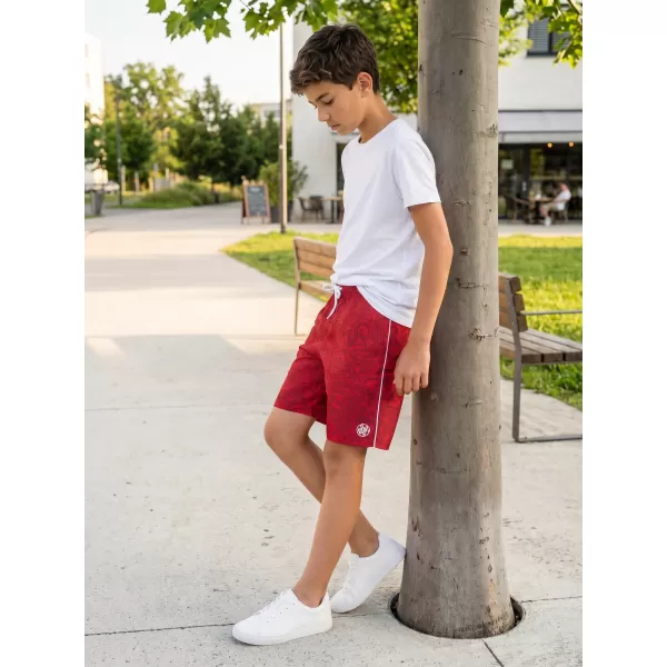  Pantaloni scurți de băieți SAM 73 BS 528 ROŞU 