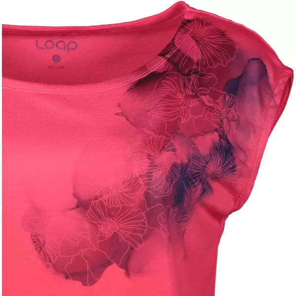  Rochie LOAP ALGERA CLW2066 ROŞU 