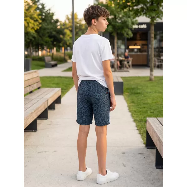  Pantaloni scurți de băieți SAM 73 BS 528 ALBASTRU ÎNCHIS 