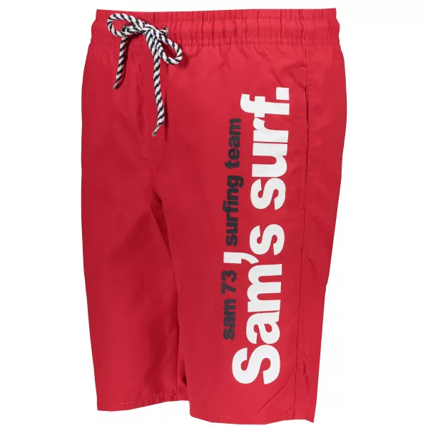  Pantaloni scurți de băieți SAM 73 BS 525 ROŞU 