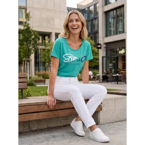  Tricou pentru femei cu mâneci scurte SAM 73 WT 801 NEON 
