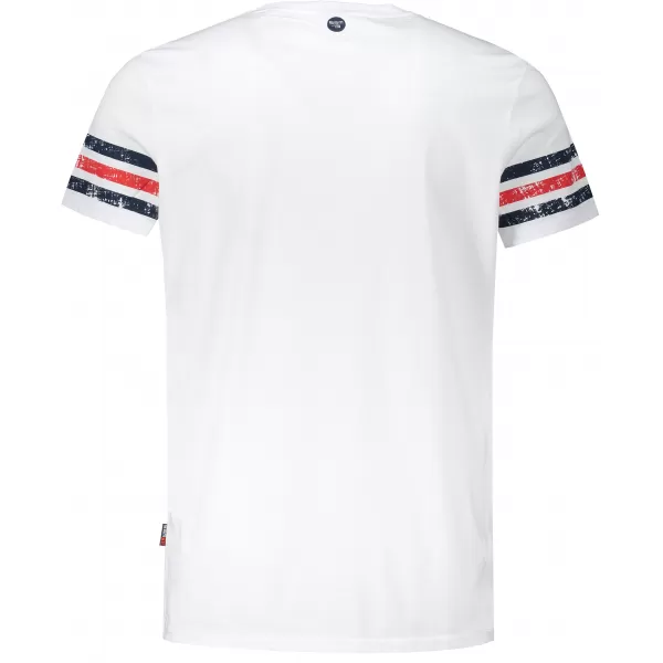  Tricou pentru bărbați cu mâneci scurte SAM 73 MT 762 ALB 