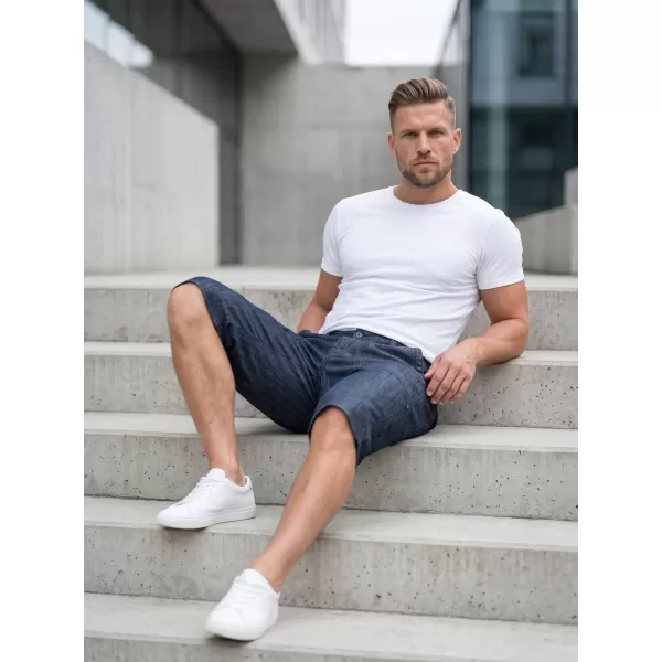  Pantaloni scurţi SAM 73 MS 736 DENIM ÎNTUNECAT 