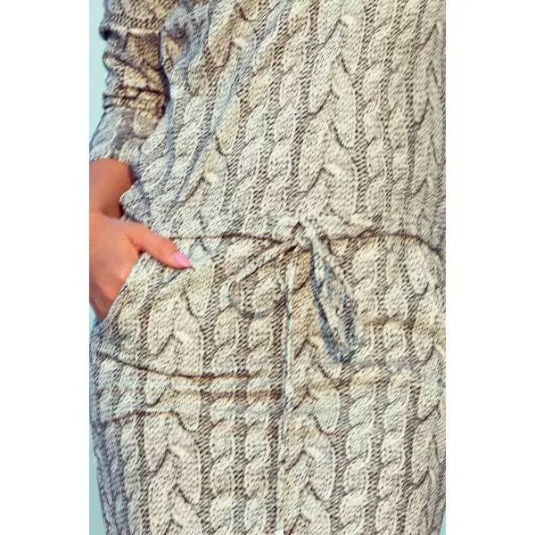  Rochie NUMOCO A13-88 ALB/GRI 