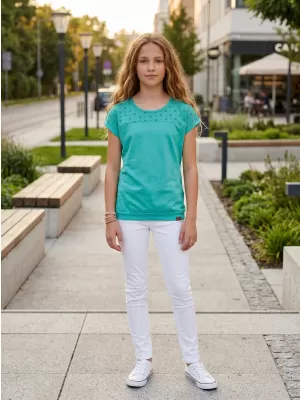 Tricou de fată cu mâneci scurte SAM 73 GT 539 NEON