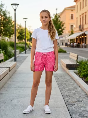 Pantaloni scurți ai fetei SAM 73 GS 520 NEON