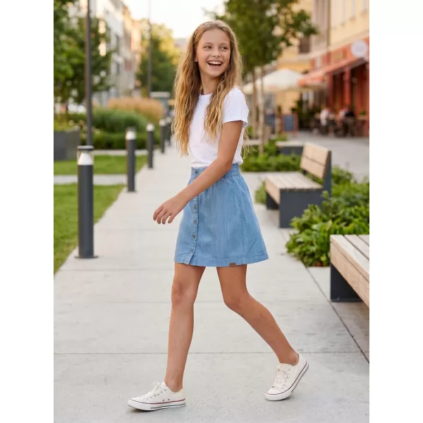  Fusta fetei SAM 73 GZ 521 DENIM LUMINOS 