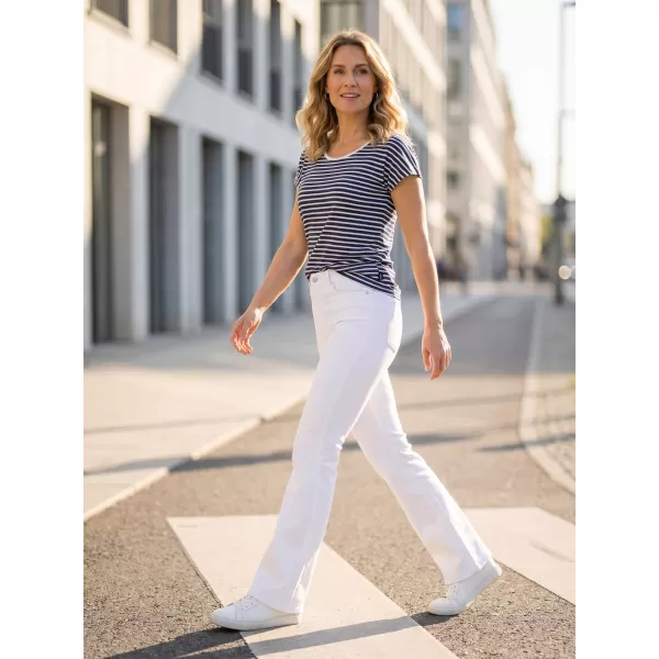  Tricou pentru femei cu mâneci scurte SAM 73 ALESIA LTSR627 ALBASTRU ÎNCHIS 