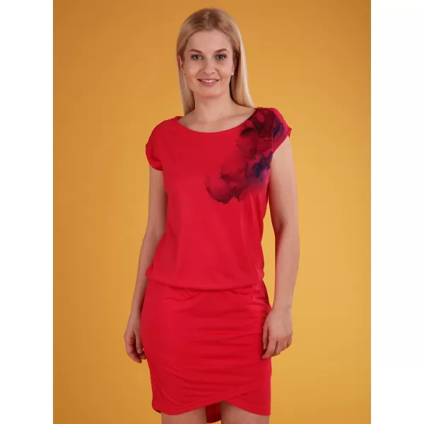  Rochie LOAP ALGERA CLW2066 ROŞU 