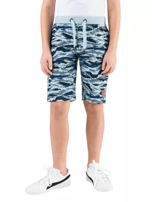 Pantaloni scurți de băieți SAM 73 KPAR188 TURCOAZ