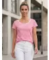Tricou pentru femei cu mâneci scurte SAM 73 ALESIA LTSR627 ROZ