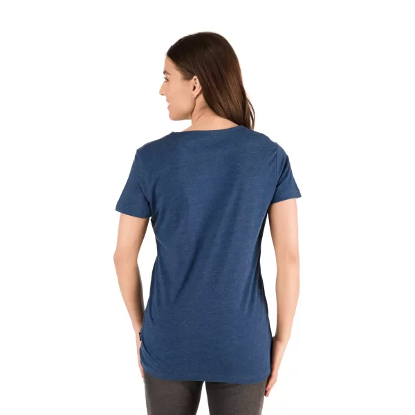  Tricou pentru femei cu mâneci scurte SAM 73 LTSR615 ALBASTRU ÎNCHIS 