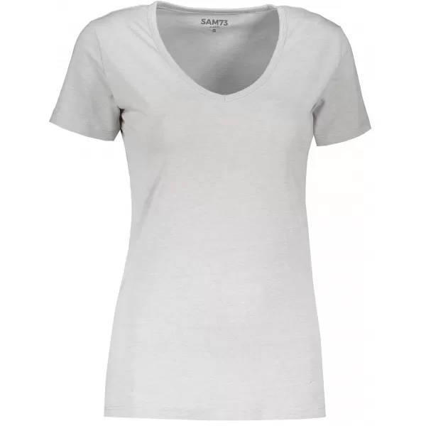  Tricou pentru femei cu mâneci scurte SAM 73 MELEKA LTSR614 GRI DESCHIS 