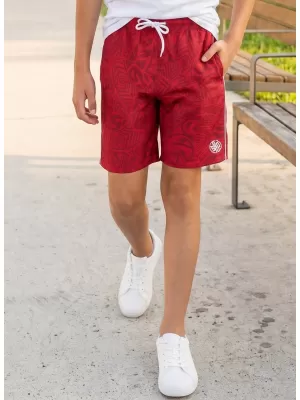 Pantaloni scurți de băieți SAM 73 BS 528 ROŞU