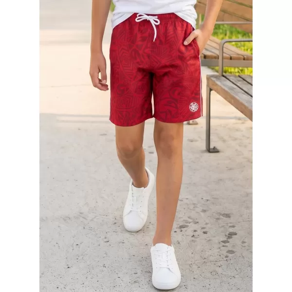  Pantaloni scurți de băieți SAM 73 BS 528 ROŞU 