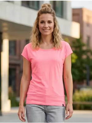 Tricou pentru femei cu mâneci scurte SAM 73 WT 796 NEON