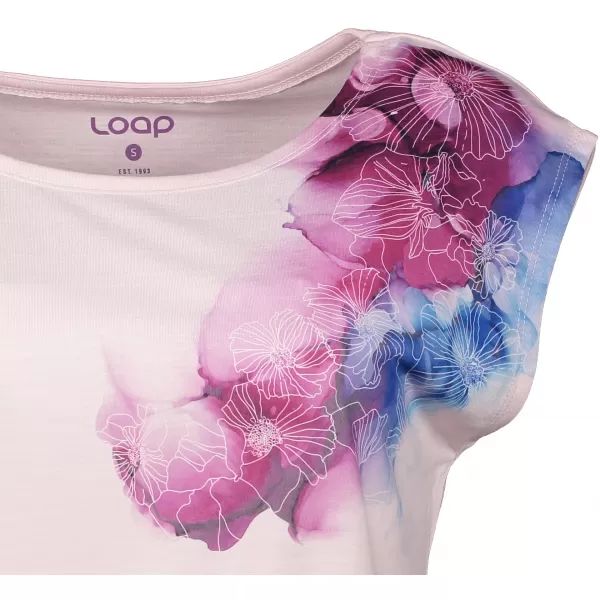  Rochie LOAP ALGERA CLW2066 ROZ/ROSU 