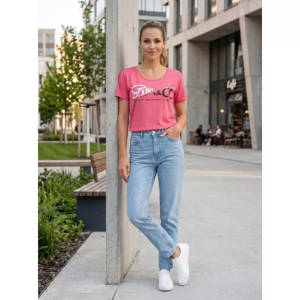  Tricou pentru femei cu mâneci scurte SAM 73 WT 801 ROZ 