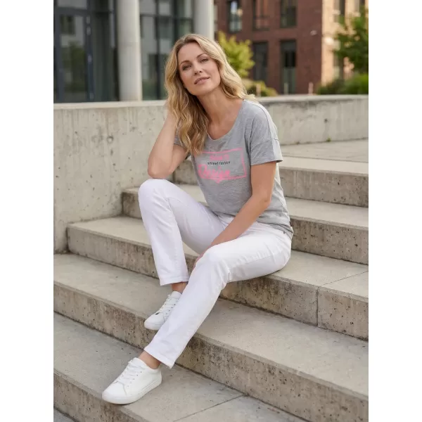  Tricou pentru femei cu mâneci scurte SAM 73 WT 803 GRI DESCHIS 