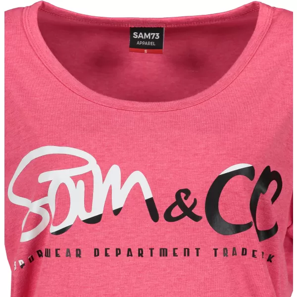  Tricou pentru femei cu mâneci scurte SAM 73 WT 801 ROZ 