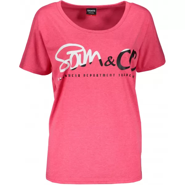  Tricou pentru femei cu mâneci scurte SAM 73 WT 801 ROZ 