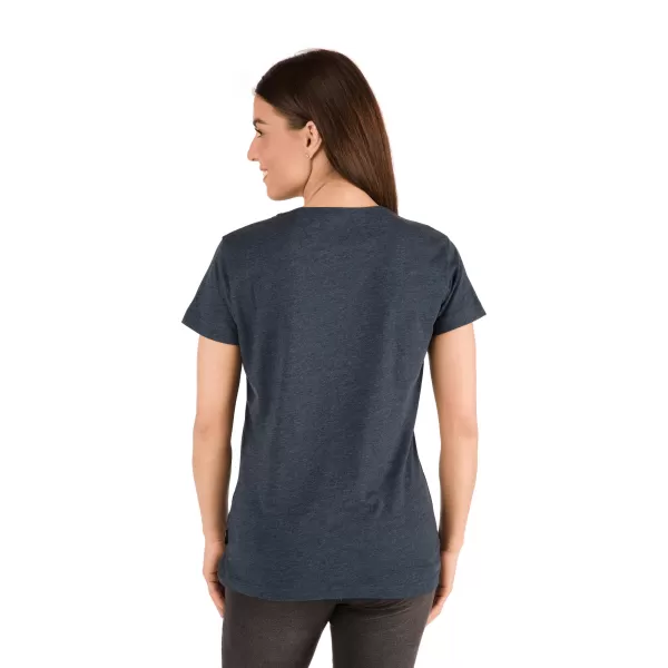  Tricou pentru femei cu mâneci scurte SAM 73 LTSR618 ALBASTRU ÎNCHIS 