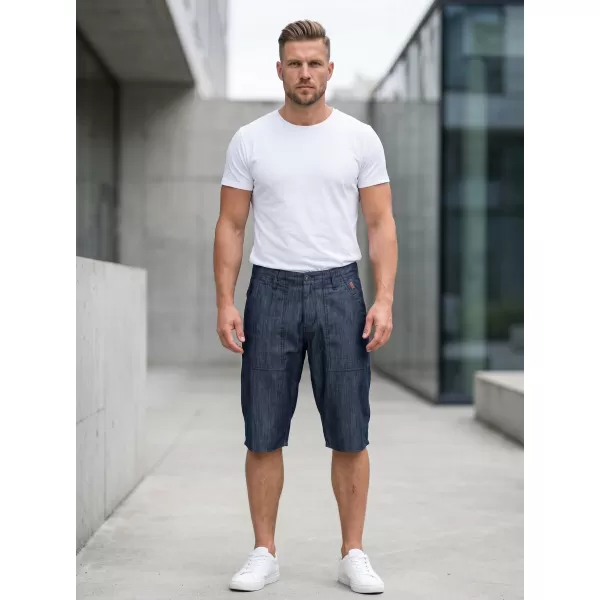  Pantaloni scurţi SAM 73 MS 736 DENIM ÎNTUNECAT 
