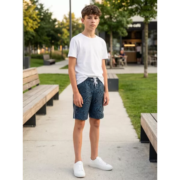  Pantaloni scurți de băieți SAM 73 BS 528 ALBASTRU ÎNCHIS 