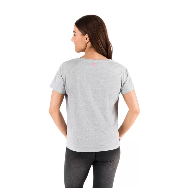  Tricou pentru femei cu mâneci scurte SAM 73 WT 803 GRI DESCHIS 