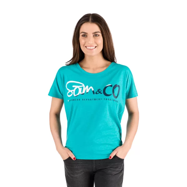  Tricou pentru femei cu mâneci scurte SAM 73 WT 801 NEON 